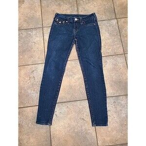 True Religion Skinny Dark Denim Jeans Women’s Size 29x28
